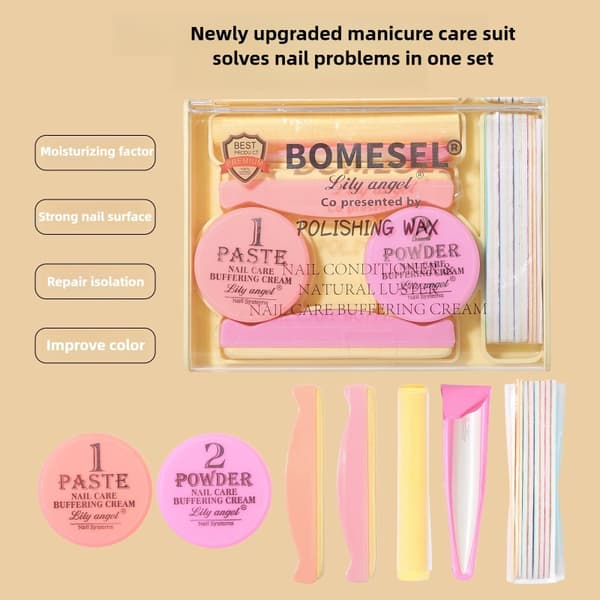 Manikyrset med nagelförstärkare för heminredning AB-2