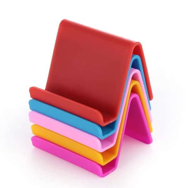 Telefonholder til mobil, smartphone, tablet, skrivebordsmontering, bærbar mobiltelefonholder til iPhone 14 13 Rose red