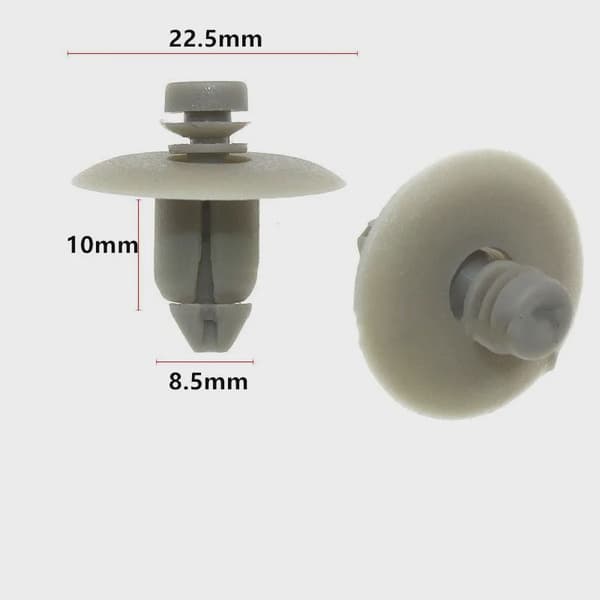 Dørklips til Chrysler 300C Sebring Compass - Plastikbeslag 20Pcs Beige