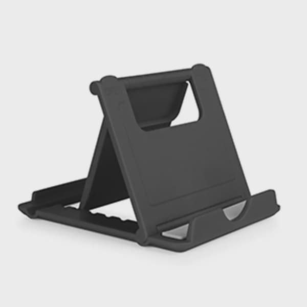 Smartphone Holder Bordstativ Universal Foldbar Beslag til iPad iPhone Samsung Xiaomi Huawei Black