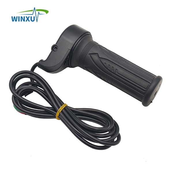 Elcykel Vridgasspjäll Hallsensor 1,5 m för Scooter Ebike Motorcykel Trehjuling Throttle Kit SM3 M