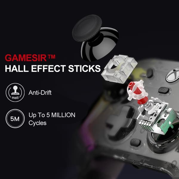 Game Sir Kaleid Mando Xbox Series X S One Controller Kablet Gamepad Til PC Gamer Controller Hall-effekt Joysticks Gamesir Kaleid