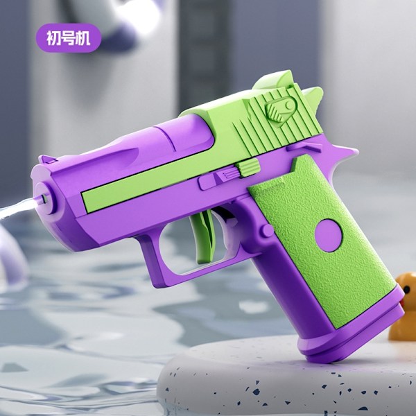 MINI Desert Eagle Water Gun - Pieni pistooli lasten rantaleikkiin Purple-Green