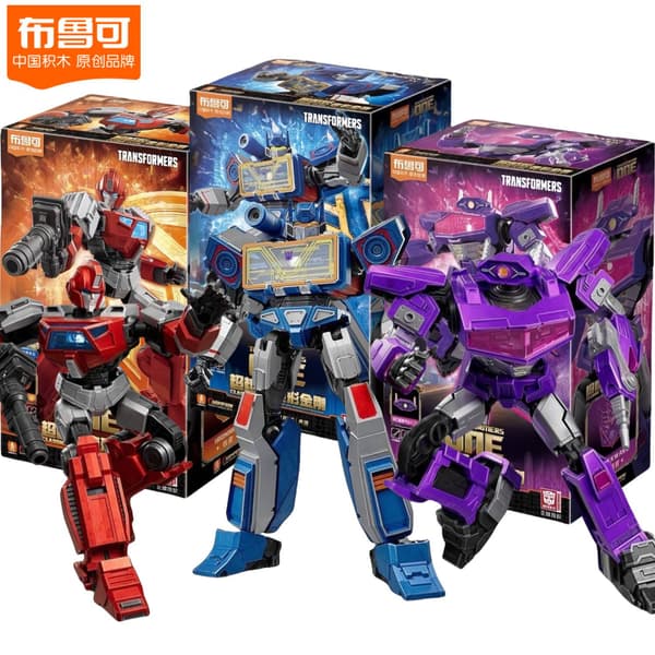 Blokees Transformers One Classic Soundwave Ironhide Shockwave Action Figurer - bevægelige modeller Shockwave With Box