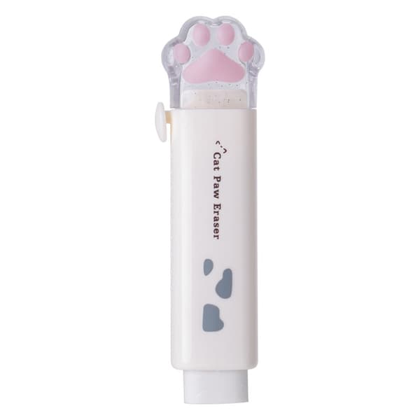 Kawaii infällbart suddgummi Söt katt koreanskt brevpapper Gummiritning suddgummi Skolmaterial för barn Kontor Pink