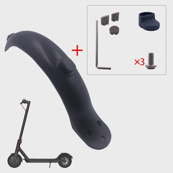 Xiaomi Mijia M365/Pro Elscooter Stänkskärm med Bakljus och Kabeldelar Set E