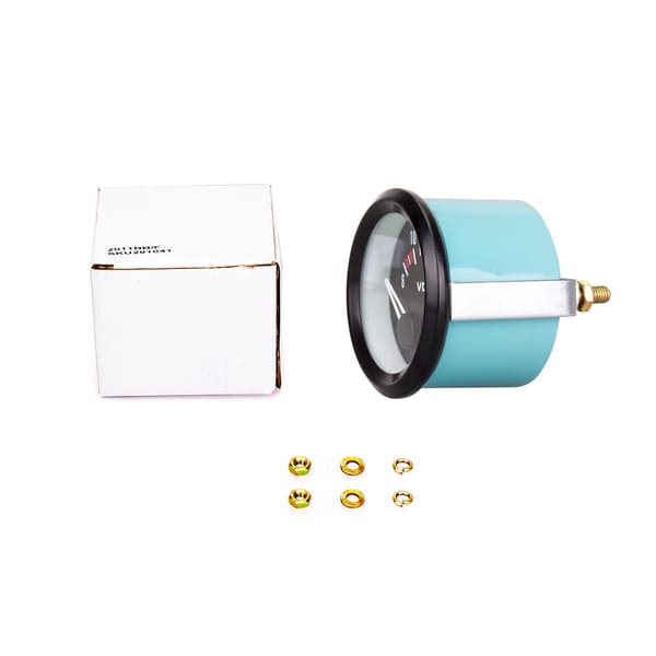 2" 52 mm voltmeter bilmåler voltmeter 8~16V hvid LED baggrundsbelysning spænding 12V biltilbehør til benzinbil 12V voltmeter