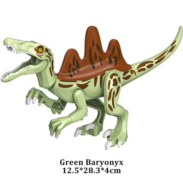 Jurassic Dinosaur Building Blocks Set: T-Rex, Raptor, Triceratops & Indominus Rex figurer Dinosaur 71