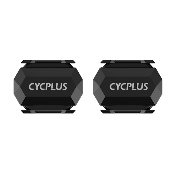 CYCPLUS Cykelcomputer med dobbelt sensor, speedometer, ANT+, Bluetooth, vandtæt, GPS, cykeltilbehør 2 pieces C3