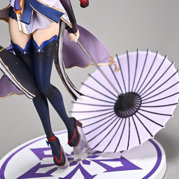22 cm Genshin Impact Beelzebul figur - vacker flickdocka leksak för samling och prydnadsföremål with box size 23
