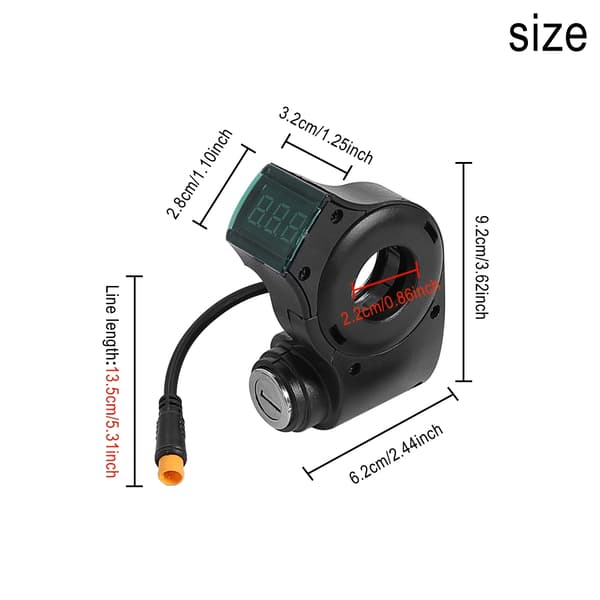 Kukirin G2 Pro Elscooter Strömnyckel Tändningslås med Nycklar D
