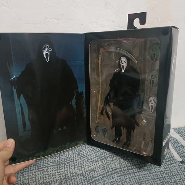 NECA Ultimate Count Orlok Nosferatu Black & White Horror Action Figuuri - täydellinen lahja! with box
