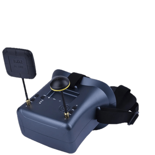 008D 5.8G 40CH 4.3 tommer 800*480 videoheadset HD DVR diversitets-FPV-briller med batterikamera til EV800D RC-model RC FPV-drone All in One Package