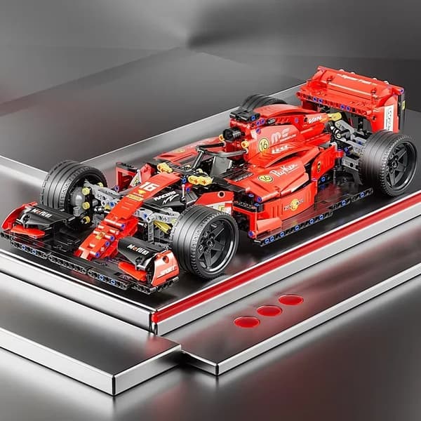 RC Racing Car Building Blocks - High-Tech fjärrkontroll modell leksak för barn - Perfekt julklapp Static models