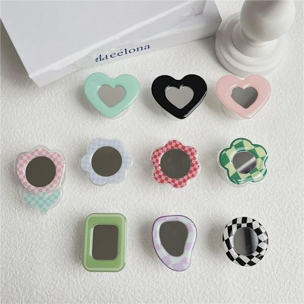 Tulip Flower Foldbar Telefonholder Stativ til iPhone Fingerringstik 8