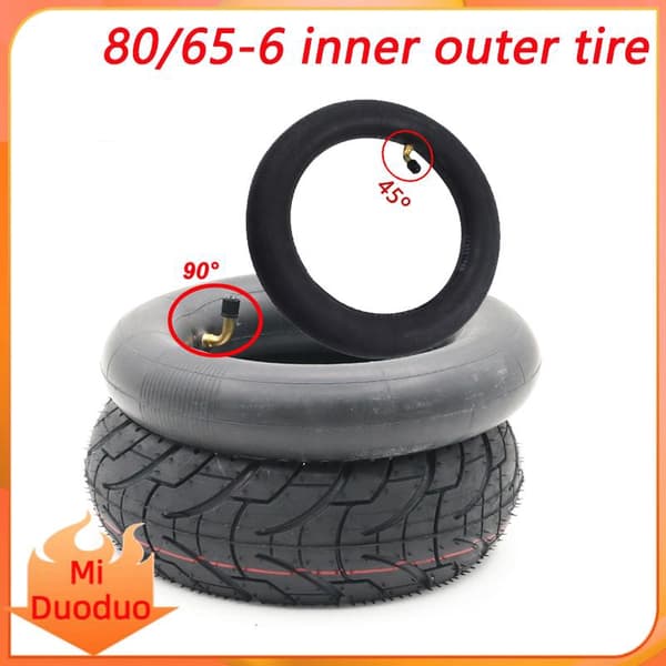 80/65-6 Offroad Yderdæk & Slange til Joyor S5 S8 S10s El-Scooter 45D inner