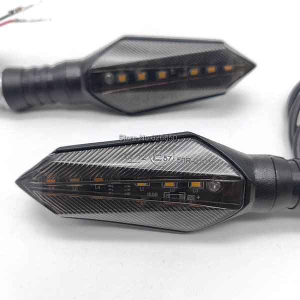 12V-72V Universell Vattentät LED-Blinker Vänster Höger Blinker för Elscooter 1 PC