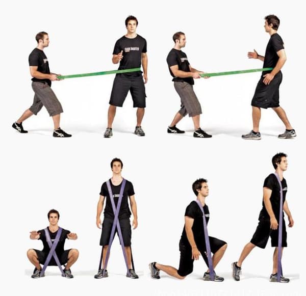 Exercise Bands Resistance Bands Rubber Bands-Powerbands-Grey Grey
