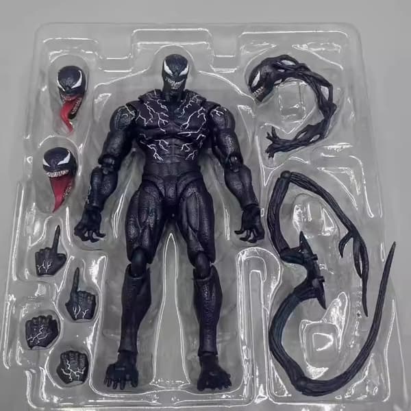 Venom Anime Actionfigur - Sista danshästens ansikte byt statymodell - Samlarpresent Venom Size with box