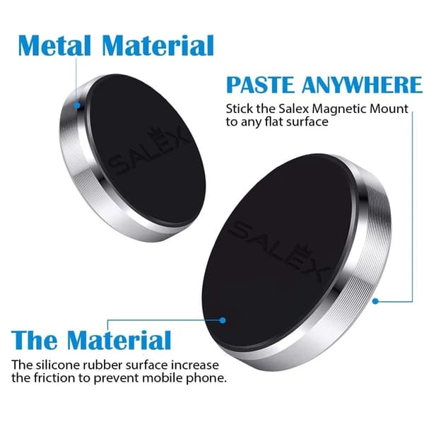 Magnetisk Bilholder Universal Stativ til iPhone Xiaomi Huawei Samsung Dashboardmontering Rose Gold