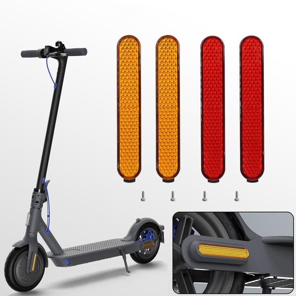 Xiaomi M365 Pro2 Scooter Sikkerhedsrefleks Side Dekorativ Reflekterende Strimle Skrue Style Sæt A