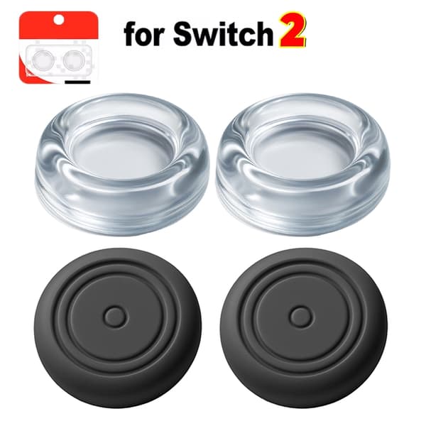 16-2 stk. til Switch 2 analoge tommelfingergrebsdæksler bløde silikone spilcontroller beskyttende, skridsikker joystick-dæksel til NS Switch2 16PCS-Mixed