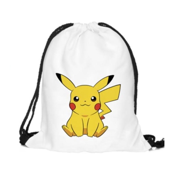Pokemon Pikachu Gym Bag Rygsække Gym Taske Skulderstropper