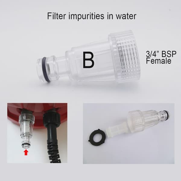 Havetilbehør Udendørs 3/4 Haveslangeadapter til bil Lynkobling Reparationsslangeforbindelse Haneforbindelse Rørfittings 1/2 Single 1 Hose (J)