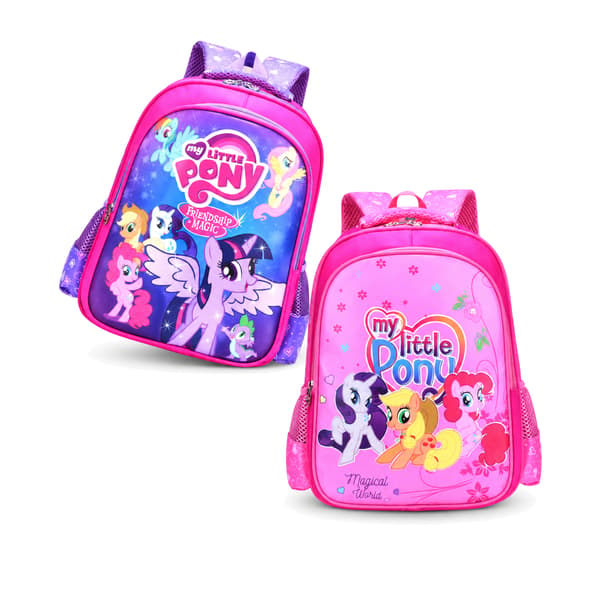 My Little Pony Backpack school bag - Ponyville - 2 models Blue