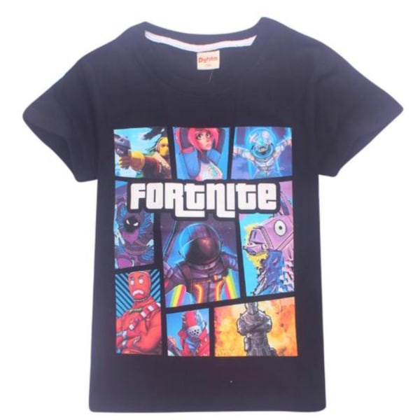 Fortnite Kids T-Shirt Sort str. 140-160 Black 160