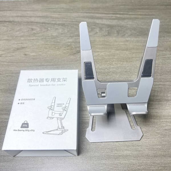 Foldbar tablet- og telefonholder til skrivebord i aluminiumslegering FZ01 Plastic version