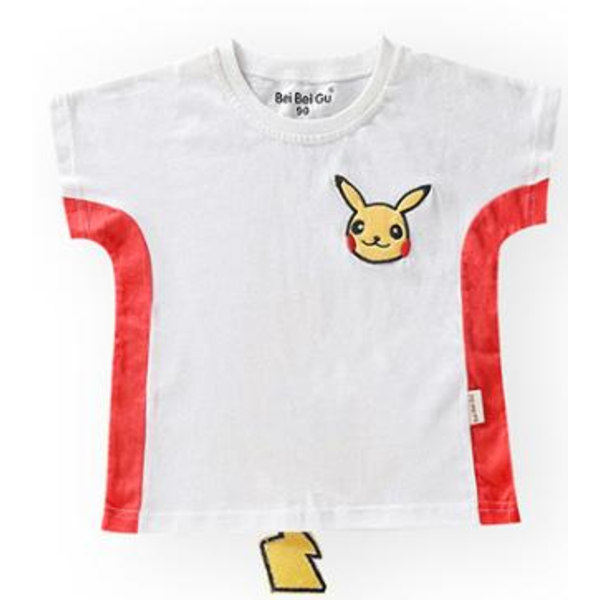 Pikachu Pokemon Kids T Shirt 90-110 Red 90