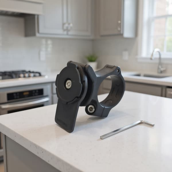 Motorcykel Cykelstyre Montering Låsbar Telefonhållare Stativ Stötdämpande Vibrationer 143 handle blue