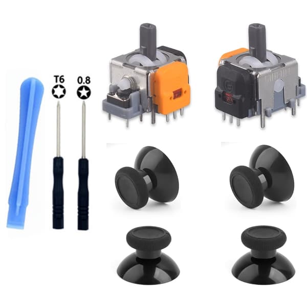 Hall-effekt joysticks erstatning til Xbox One, One Slim, One Series X/S, 3D analog sensorhjul, tommelfingergrebs-vippemodul