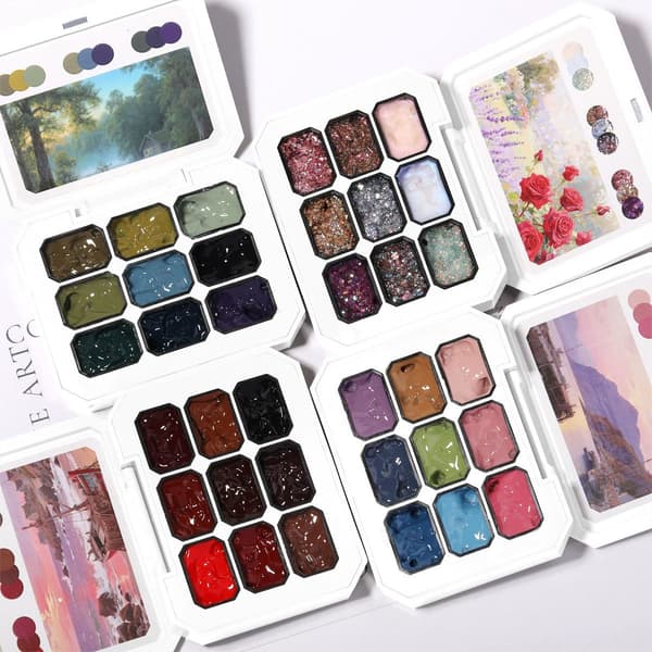 Fast gel-klistrelim til neglekunst til kreative negledesigns 9