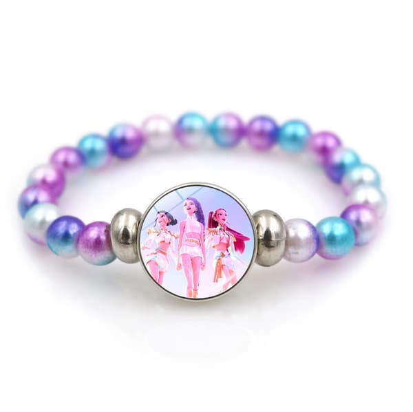 KPop Demon Hunter armbånd til piger - søde perler tegneserie smykker tilbehør til børnegaver A