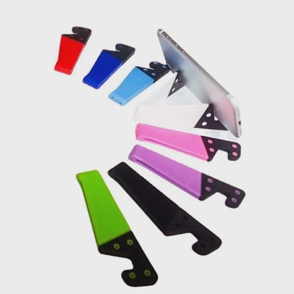 Bærbar justerbar universel foldbar telefon- og tabletholder til iPhone Black