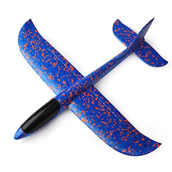 49 cm handkastfria glidflygplan skummodell EPP Breakout-flygplan partyspel barn utomhuskul presentleksaker för barn 49CM Blue