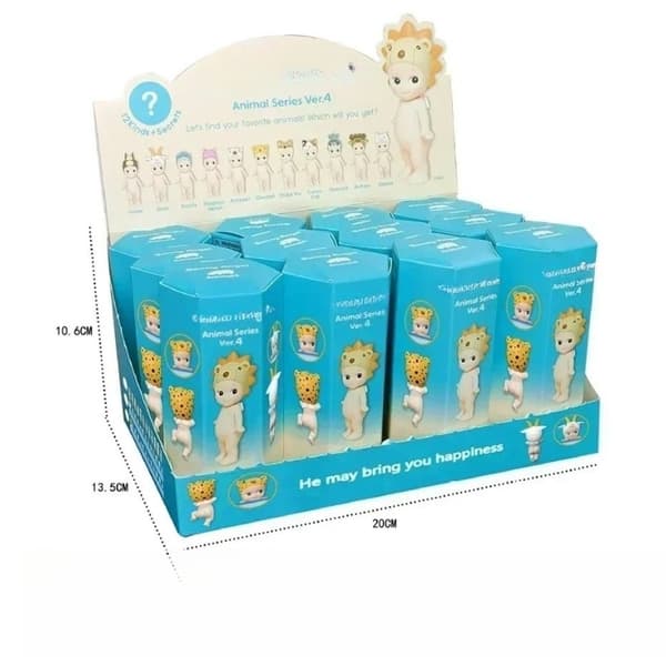 Angel Dreaming Mini Anime Figurer - Blind æske ornamenter til børns gaver og samleobjekter Random 2pcs