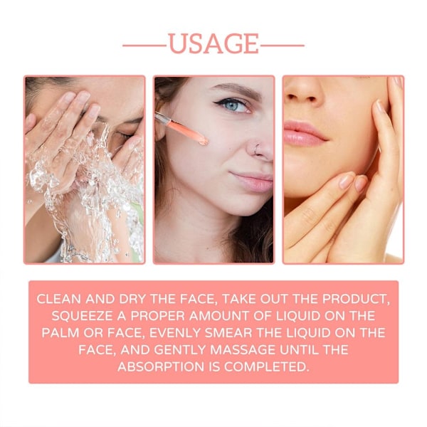 5 In 1 Fade fine linjer Firming Face Serum Moisturizing brightning Vitamin