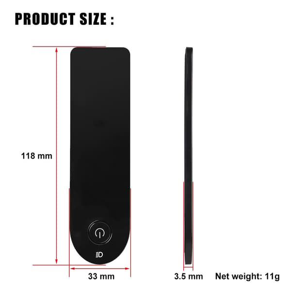Xiaomi Elscooter 4 Display Panel Cover Dashboard Printkort Beskyttende Shell Xiaomi Scooter 4