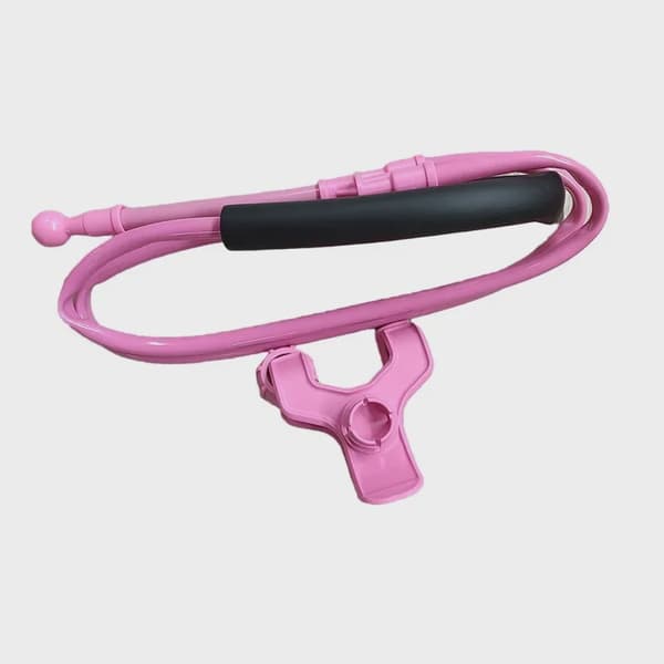 Justerbar 360° mobiltelefonholder til halsmontering til iPhone Xiaomi Pink