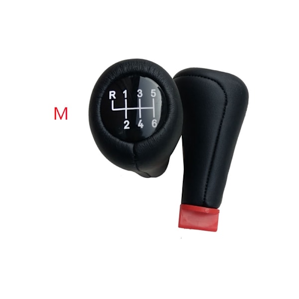 5/6 gearskifteknop med ægte læder til BMW 1 3 5 6-serie E30 E32 E34 E36 E38 E39 E46 E53 E60 E63 E83 E84 E90 E91 6speed