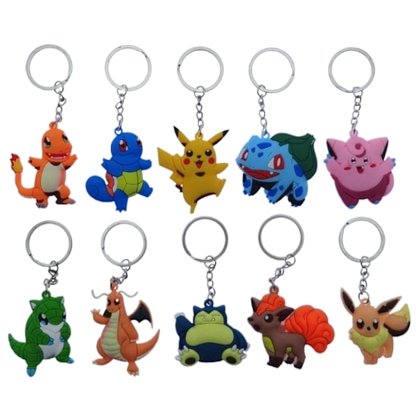 Pokemon 2024 adventskalender+12st pokemon armband+1st nyckelring