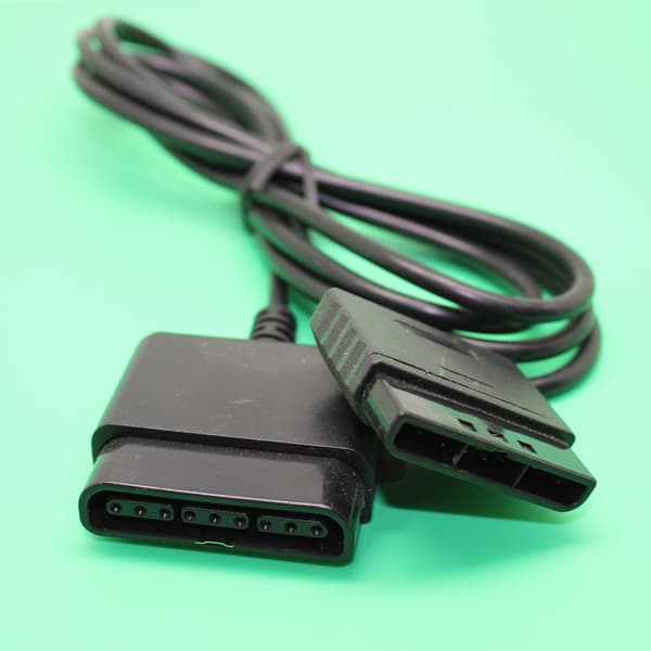 1 stk. controller-forlængerkabel til dansepad, rat og pistol, spil spil med det samme til PS1/PS2-konsol For PS2