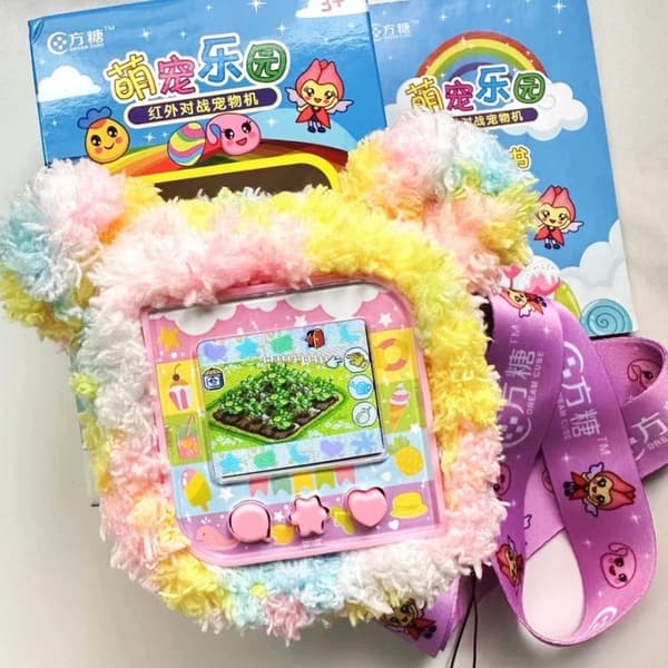 Tamagotchi Original Color Screen Electronic Pet Game Console - Engelsk version, Rolig Pet Development Toy Blue Chinese version