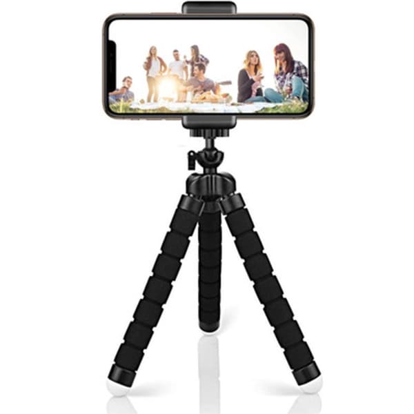 Mini Universal Octopus Tripod Monopod Telefonkamera Webcam Hållare Klämma Smartphone Stativ No Remote Control