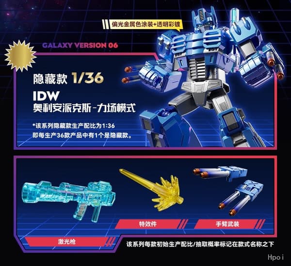 Original Transformers Animation Filmer Perifera leksaker IDW MegatronSwoop Q-version Movable Model Figur Collection Galaxy Vol.6 Whole box 9 styles