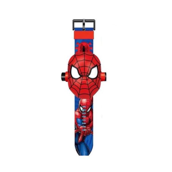 Spider Man klocka med projector funktion 24st Bildspel julklappa