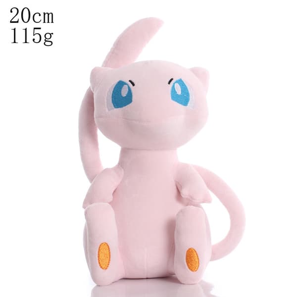 20 cm -pehmolelut: Pikachu, Charmeleon, Blastoise, Ivysaur, Wartortle, Venusaur, Cyndaquil, Charizard 21cm